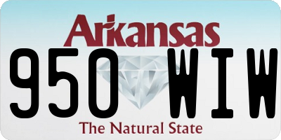 AR license plate 950WIW