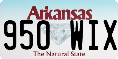AR license plate 950WIX