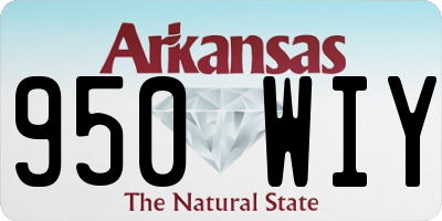 AR license plate 950WIY