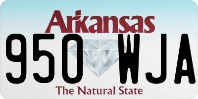 AR license plate 950WJA