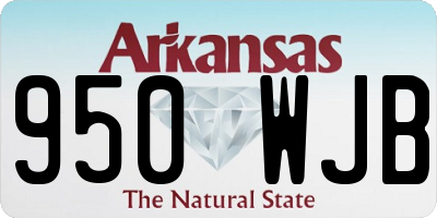 AR license plate 950WJB