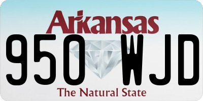 AR license plate 950WJD