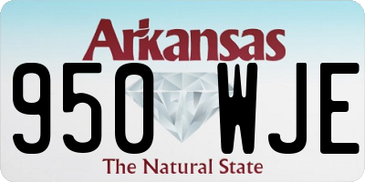 AR license plate 950WJE