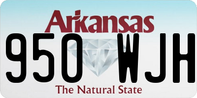AR license plate 950WJH