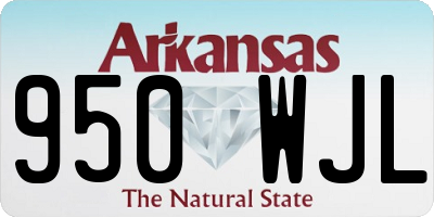 AR license plate 950WJL