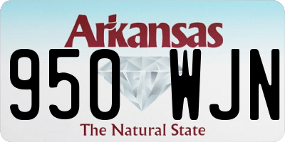 AR license plate 950WJN