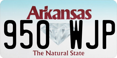 AR license plate 950WJP