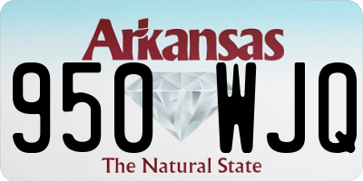 AR license plate 950WJQ
