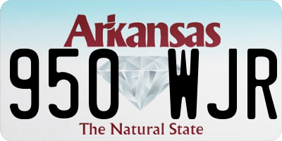 AR license plate 950WJR