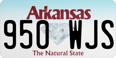 AR license plate 950WJS