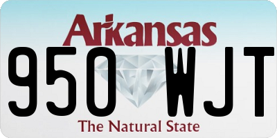 AR license plate 950WJT