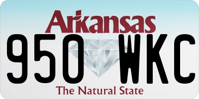 AR license plate 950WKC