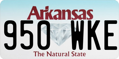 AR license plate 950WKE
