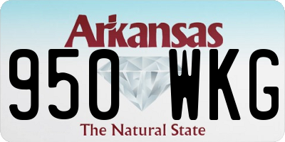 AR license plate 950WKG