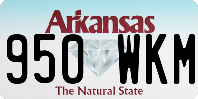 AR license plate 950WKM
