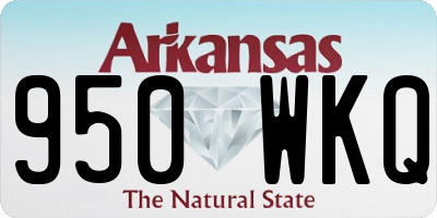 AR license plate 950WKQ