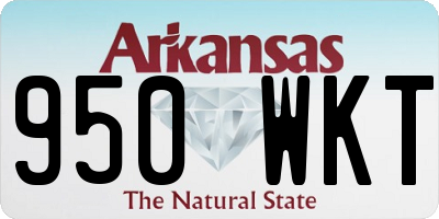 AR license plate 950WKT