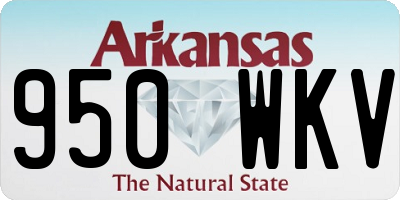 AR license plate 950WKV
