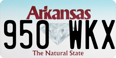 AR license plate 950WKX