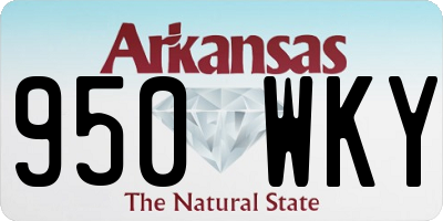 AR license plate 950WKY