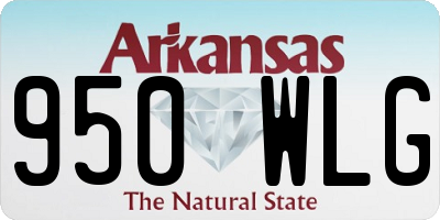 AR license plate 950WLG