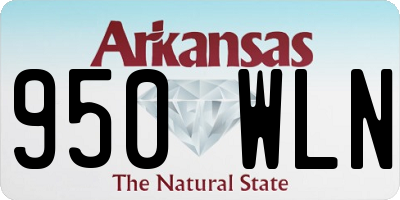 AR license plate 950WLN