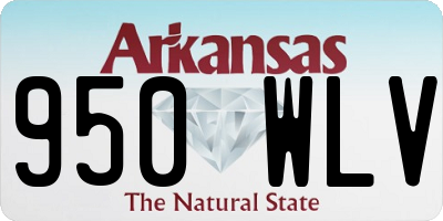 AR license plate 950WLV