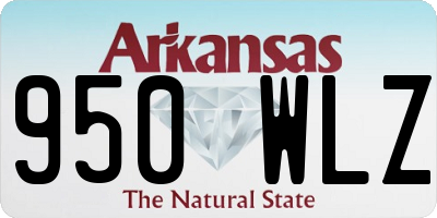 AR license plate 950WLZ