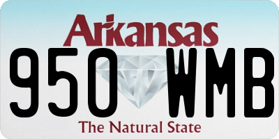 AR license plate 950WMB