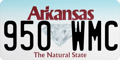 AR license plate 950WMC