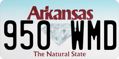 AR license plate 950WMD