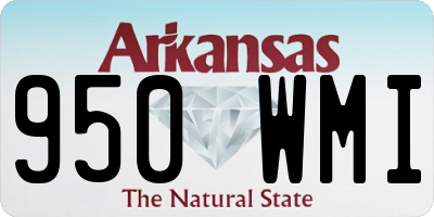 AR license plate 950WMI