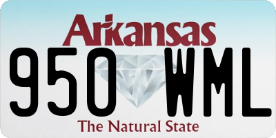 AR license plate 950WML
