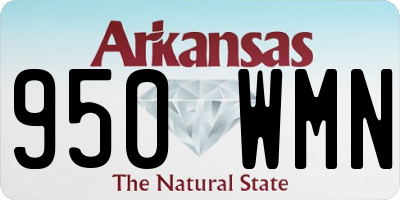AR license plate 950WMN