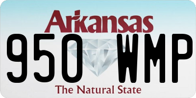 AR license plate 950WMP