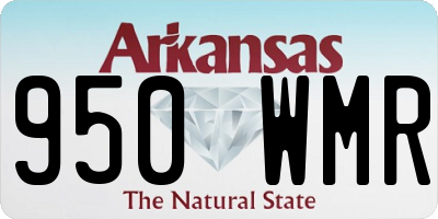 AR license plate 950WMR