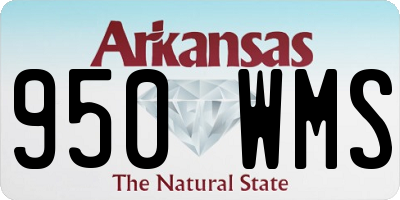 AR license plate 950WMS