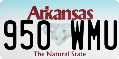 AR license plate 950WMU
