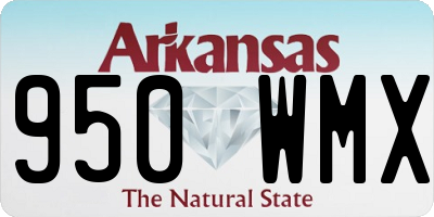 AR license plate 950WMX