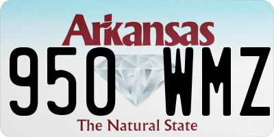 AR license plate 950WMZ