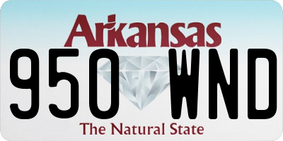 AR license plate 950WND