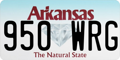 AR license plate 950WRG