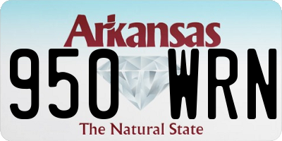 AR license plate 950WRN
