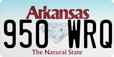 AR license plate 950WRQ