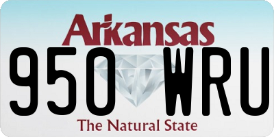AR license plate 950WRU