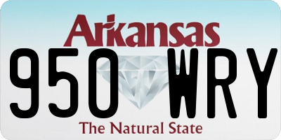 AR license plate 950WRY