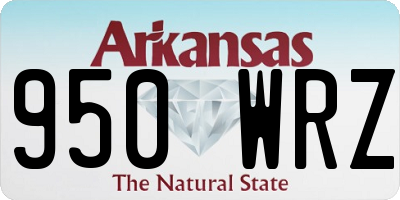 AR license plate 950WRZ