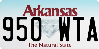 AR license plate 950WTA