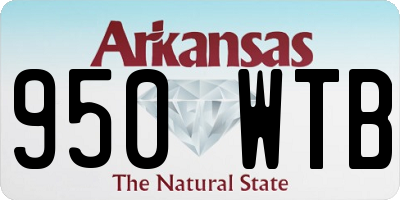 AR license plate 950WTB