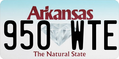 AR license plate 950WTE
